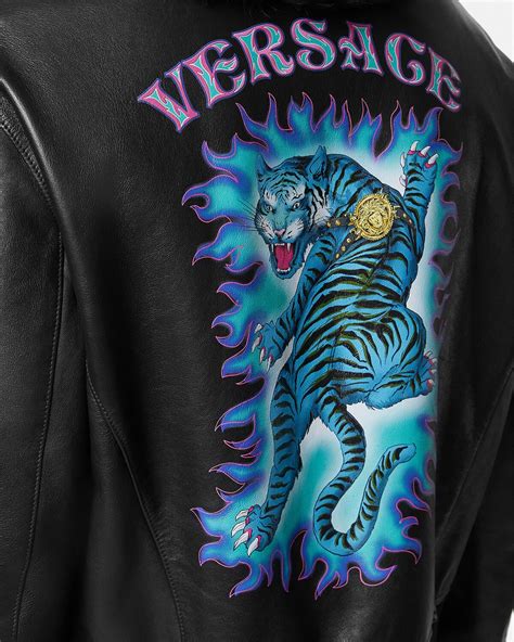 versace jacket prices|Versace leather jacket price.